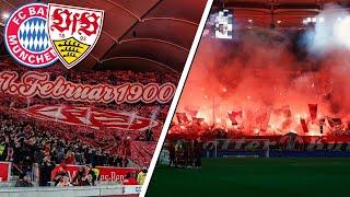 Pyro Stuttgart-Fans & Choreo Bayern-Fans | VFB Stuttgart - FC Bayern München