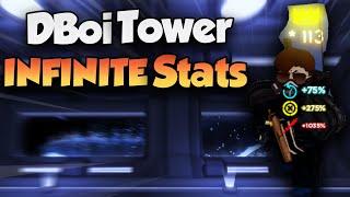 INFINITE STATS on Tower!? - SCP Tower Defense Roblox