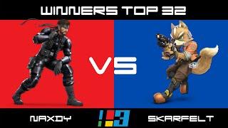 Super SmashPoint 3 Pros Winners R1: Naxdy (Snake) Vs Skarfelt (Fox)
