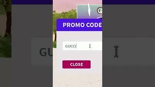*NOT WORKING* Gucci Town Code for free 100 gems #shorts #roblox #tips