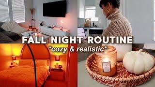 FALL NIGHT ROUTINE 2021 *cozy fall night routine* 