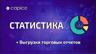 Статистика торговли в терминале Capico