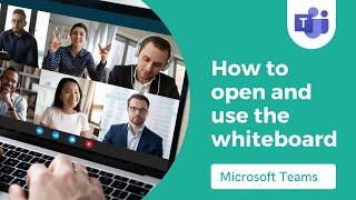 How to open and use the whiteboard in Teams