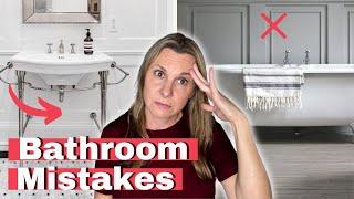Bathroom Design Tips | Bathroom Makeover Mistakes to Avoid
