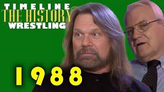 TIMELINE Wrestling | 1988 | "Hacksaw" Jim Duggan (WWF) & JJ Dillon (WCW)