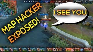 MAP HACKER CAUGHT! BLATANT CHEATER EXPOSED  | MOBILE LEGENDS