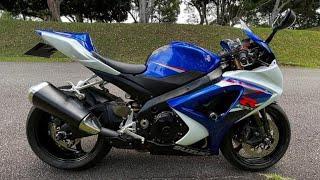 SUZUKI GSX-R 1000 K7 STOCK Exhaust System Sound (Walkaround, Pure Sound, Cleaned Bike) HD