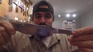 Custom Kitchen Knives, Leather work, and an old project Serenity Knives Weekly Grind S01E30