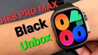 KIWITIME HK8 Pro Max Smart watch Black Unbox Review-49mm 2.12' AMOLED Screen Compass Game