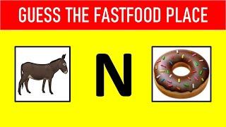 Guess The Fast Food Place By Emoji | Quizzy World