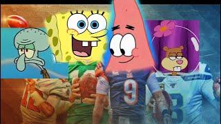 All 32 NFL starting Quarterbacks portrayed by spongebob (read description)