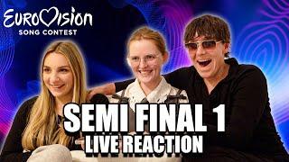 REACTING TO SEMI FINAL 1 (EUROVISION 2024)