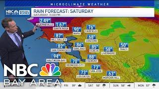 Jeff’s Forecast: 2 storms to bring heavy Bay Area rain