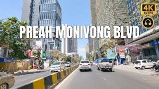 Phnom Penh 2025 4K -Chbar Ampov to Booyoung Town | Scenic drive