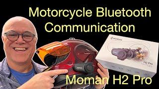 BlueTooth Motorcycle Communication - Moman H2 Pro