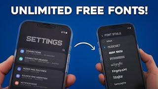 Easily install ANY FONT for FREE on your Android phone! (NO ROOT)