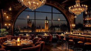 Relaxing Comfortable Jazz Saxophone in Cozy Bar Ambience ~ Background Music for Work, Study