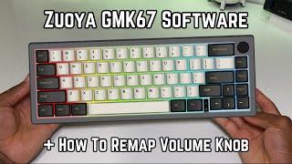 How to Download Zuoya GMK67 Software + Change Remap Zuoya GMK67 Volume Knob Mute Button #keyboard