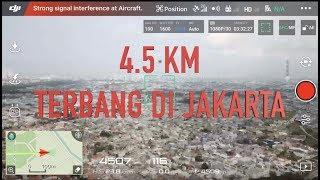 Dji Mavic Pro terbang 4.5 km di Jakarta menggunakan Alientech Booster !