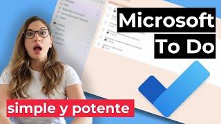 Cómo usar la app Microsoft To Do | TUTORIAL