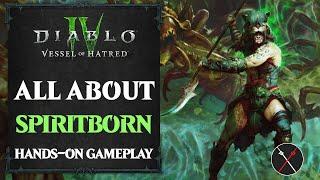 Diablo 4 Spiritborn Class Hands-On Gameplay: SKILLS, SPIRITS & ASPECTS