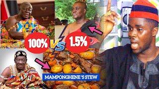 IN TERMS OF LEVEL OTUMFUO IS100% DORMAAHENE 1.5%,MAMPONGHENE STEW IS HEAVIER THAN HIM-A.POWERS FIRES