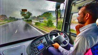 HIGHSPEED & SKILLED VOLVO DRIVING by RSRTC VOLVO Bus from DELHI to JAIPUR Full Journey