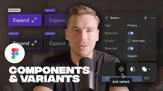 Figma components and variants for beginners