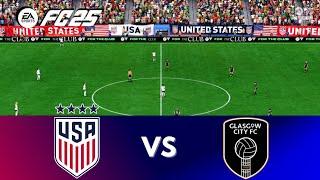 FC 25:  USWNT vs. GLASGOW CITY (w) | Nov 25, 2024 | Women's Friendly | PS5 Gameplay