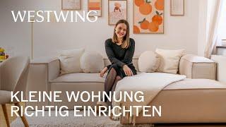 Kleine Wohnung richtig einrichten | Moderne Wohnideen & kleine Räume platzsparend einrichten