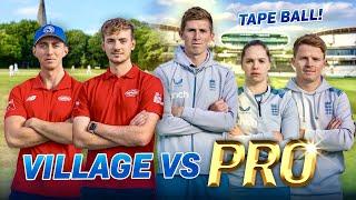 TAPE BALL CRICKET vs ENGLAND Cricketers! Featuring Zak Crawley, Ollie Pope & Freya Davies