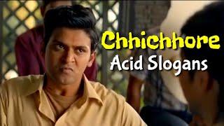 Acid slogans | Chhichhore |  comedy scenes | Sushant singh rajput | Hindi movies comedy scenes