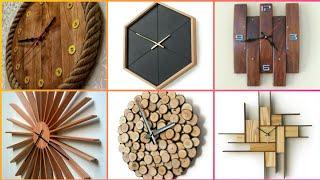 Amazing Wooden Wall Clocks Ideas .Diy Wooden Clock Beautiful Art  2021