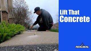 Concrete Lifting & Leveling Timelapse