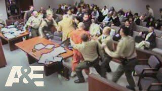 Court Cam: Courtroom Erupts in Chaos as Victim’s Brother Attacks Murderer | A&E