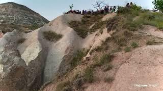 Kapadokya Kızıl Vadi’de Gün batımı.Ortahisar/Ürgüp /Nevşehir.