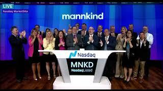 Mannkind rings the Nasdaq Bell MNKD