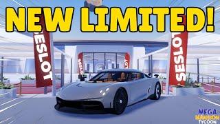 New LIMITED HYPERCAR Update In Mega Mansion Tycoon! ($200 MILLION!)