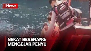 Abaikan Peringatan Batas Berenang, Turis Asing Terjebak 6 Jam di Tebing