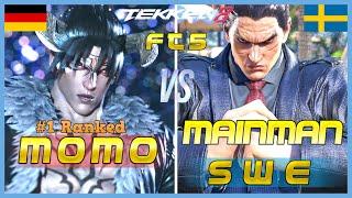 Tekken 8 ▰ MOMO (#1 Ranked Devil Jin) vs THE MAIN MAN (Kazuya) ▰ First To 5 Set!