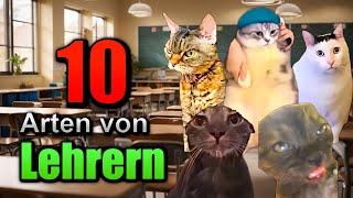 10 Arten von LEHRERN! (Aber als Katzen)