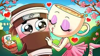 CAPPUCCINO ASSASSINO & BALLERINA CAPUCHINA LOVE STORY! Italian Brainrot Animation