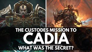 THE CUSTODES SECRET MISSION TO CADIA! WHAT WERE THEY AFTER?