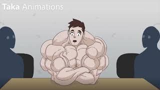 (Widescreen) Daydreaming Muscle Growth | -Mini Anim Series-