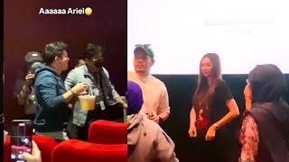 Aura Kasih Saling Saat Ariel Noah Hadir di Penayangan Perdana film Rumah Iblis