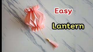 DIY paper lantern  How to make Chinese Lantern | tutorial easy lantern origami