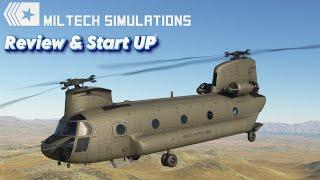 Miltech Simulations CH47D Chinook | Review and Start Up | MSFS2020