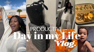 VLOG  | Pregnant Day in the life + Pack with me +Travel Essentials + Trying affordable makeup!!