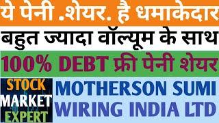 Motherson Sumi Wiring India Ltd Stock | Motherson Sumi Wiring Share Latest News Today | Naushad Sir