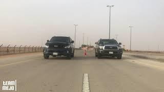 تايوتا سكويا ضد انفنتي | Toyota sequoia vs Infiniti qx80 race